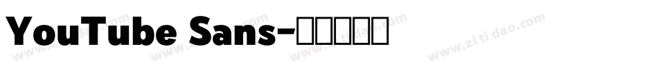 YouTube Sans字体转换